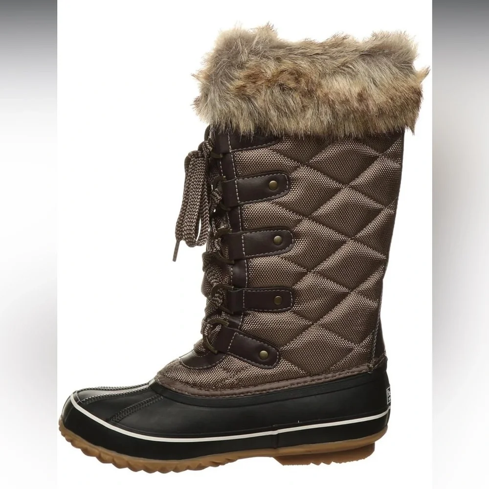 New Bearpaw Mckinley Women's Insulated Tall Winter Boots Water Proof Size 5